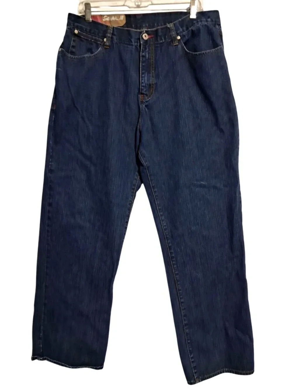Y2K DC Jeans Mens 36 (34) Loose‎ Baggy Skater Sonar lll Blue Straight Leg Cotton